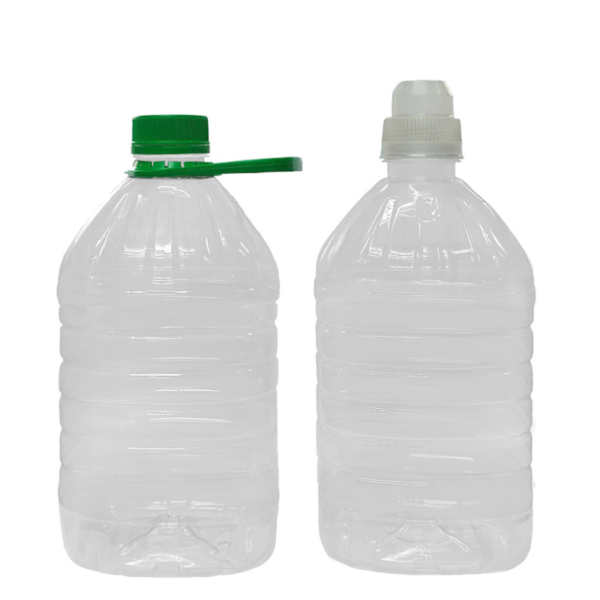 Botella PET 3 Lts. Rectangular sin tapa 450-3 E