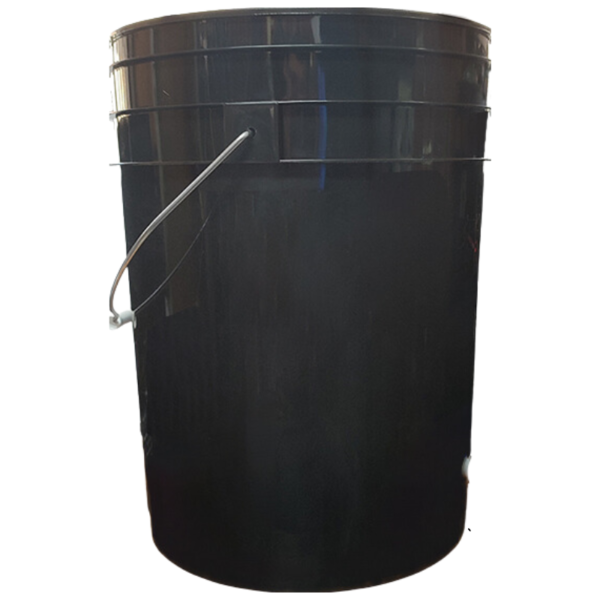 Balde 20 lts. modelo estándar sin tapa negro