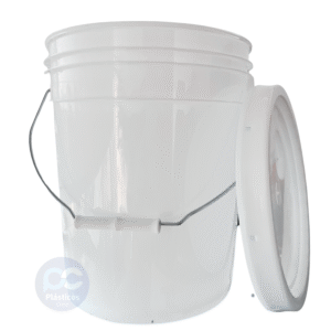 Balde Blanco 20 Litros con Tapa