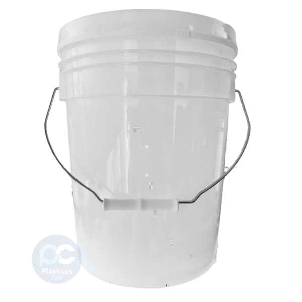 Balde Blanco 20 Litros con Tapa - Imagen 2