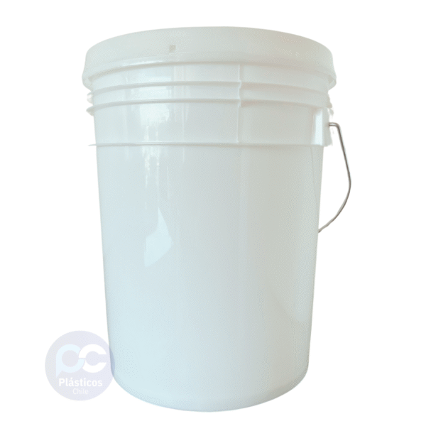 Balde Blanco 20 Litros con Tapa - Imagen 5