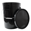 Balde Negro 20 Lts estándar con tapa
