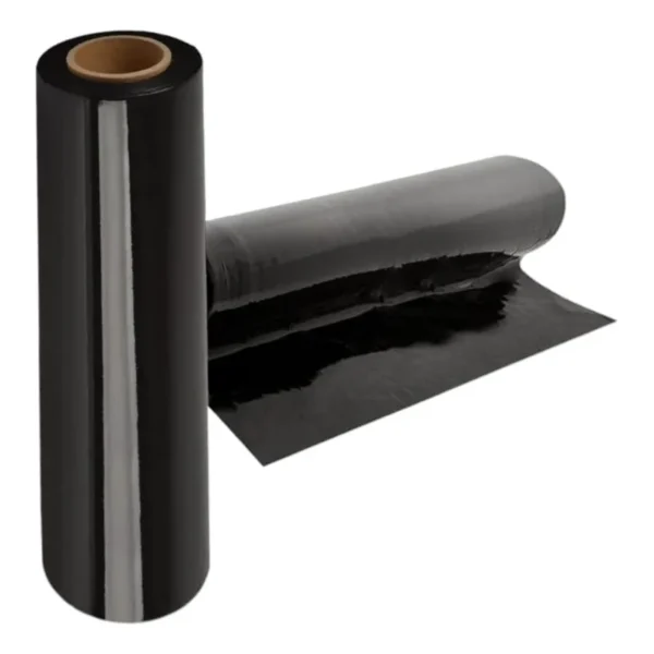 Rollo Film Negro Embalaje 350 Mts