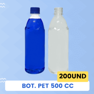 Botella PET Montaña 500 CC Pack 200 Und